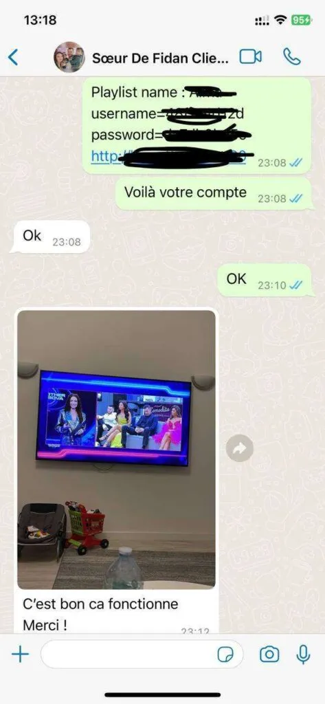 WhatsApp subscriber praising 24/7 customer service response